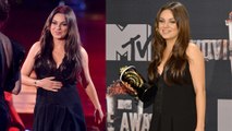 Mila Kunis HIDES Baby Bump MTV Movie Awards 2014