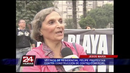 Vecinos de San Felipe protestan por construcción de Centro Comercial