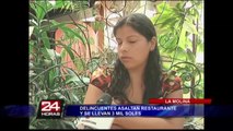 La Molina: cámaras de seguridad graban asalto a comensales de restaurante