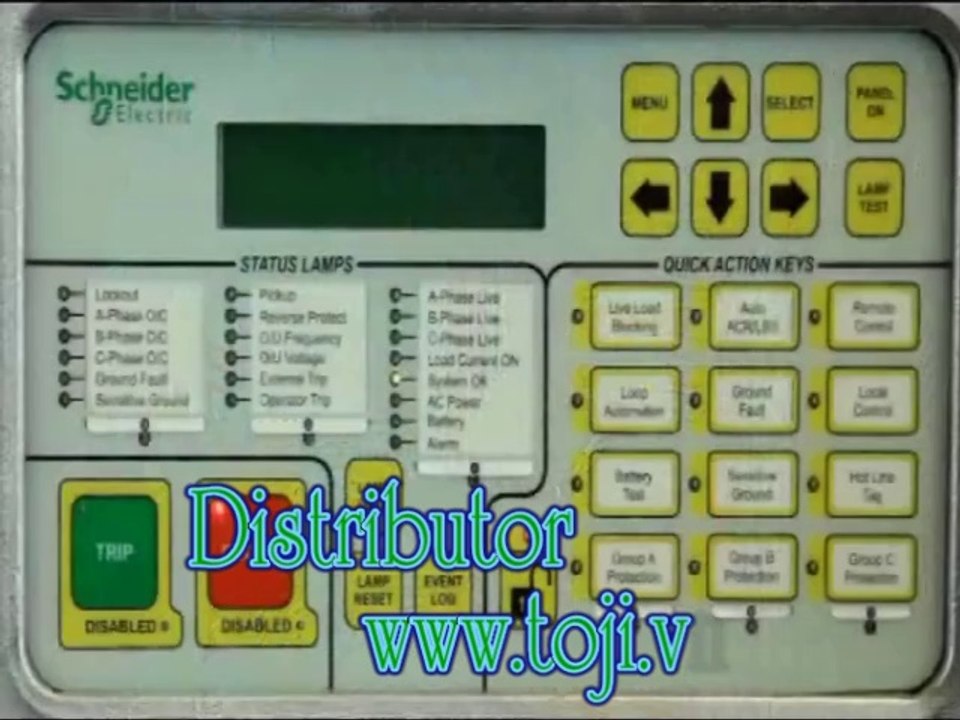 TOJI Giới thiệu tủ điều khiển ADVC Recloser Nulec Schneider 24kV 35kV U27 N38 thế hệ mới
