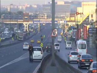 İstanbul'da D-100 karayolu felç www.halkinhabercisi.com