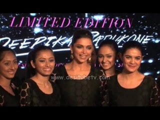 Deepika Padukone looking gorgeous at the launch of Van Heusen Spring Summer 2014