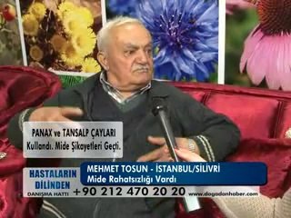 MİDE RAHATSIZLIĞI VARDI ŞİFALI BİTKİLERİ KULLANDI