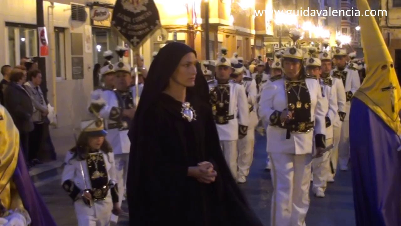 Semana Santa Marinera - 14 Abril Valencia 2014 - Cristo de los Afligidos encuentro con María de las Angustias