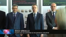 ETB1. Informativos Gaur Egun. Urkullu optimista con los datos económicos.