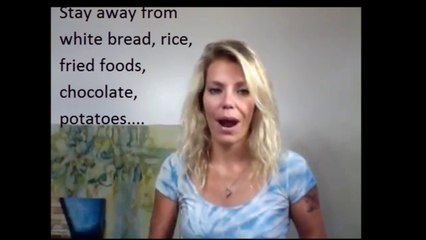 lose 100 lbs in one year  tip 4 stay away from white foods based foods
