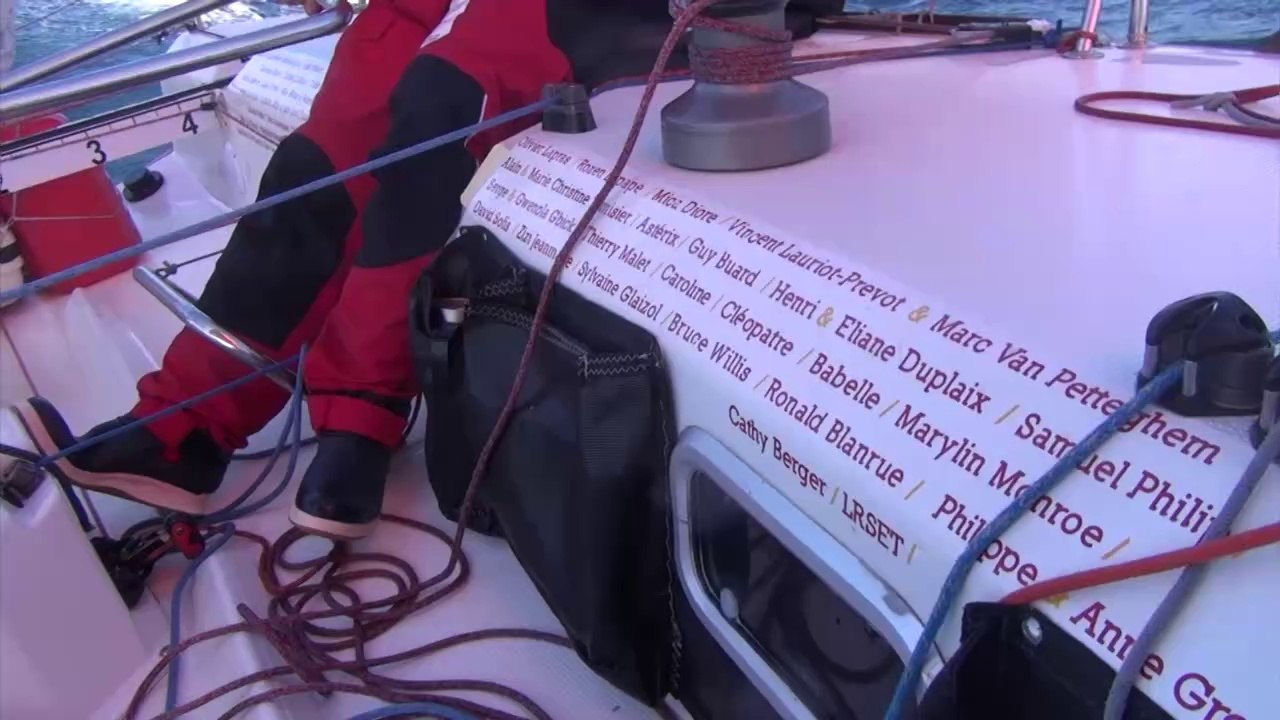 A bord de Made in Midi - Transat AG2R LA MONDIALE