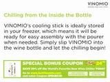 Wine Bottle Accessories - VINOMIO Wine Chiller