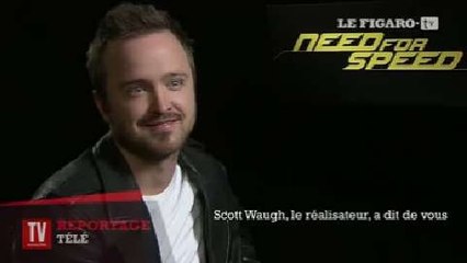 Aaron Paul, célèbre grâce à la série "Breaking Bad", star du volant dans "Need for Speed"