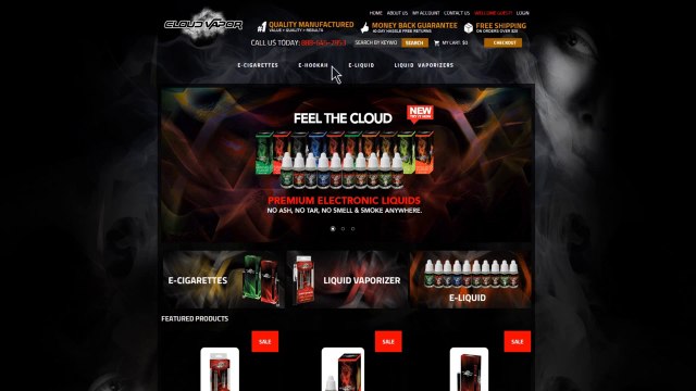 E-Cigarettes - Cloud Vapor Premium Quality E-Cigs