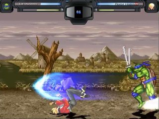 TMNT Leonardo vs Rock Howard