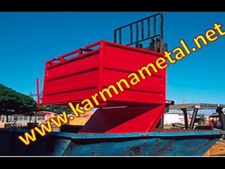 KARMA METAL  Açılır tabanlı konteyner , Tabanı açılır konteyner  kasa
