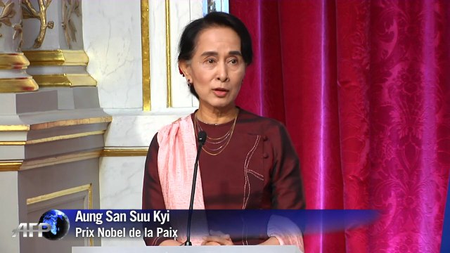 L'opposante birmane Aung San Suu Kyi reçue à l'Elysée