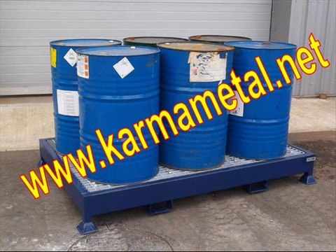 KARMA METAL– VARİL IBC TANKI SIVI KİMYASAL ATIK YAĞ AKINTI DÖKÜNTÜ TOPLAMA STOKLAMA TAŞIMA TAŞMA KABI PALETİ HAVUZU