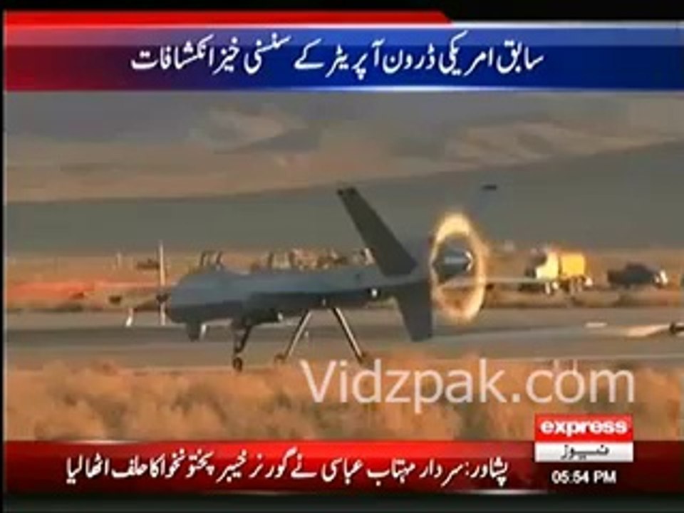 US air force behind drone attacks in Pakistan - Former Drone Operator Reveals