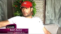 Telly Top Awards 2013  RK aka Vivian Dsena on WINNING the Award