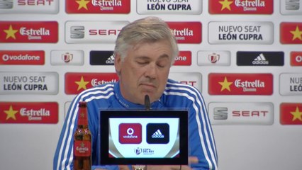 Ancelotti: "Cuando juegas una final estás obligado a no perder"