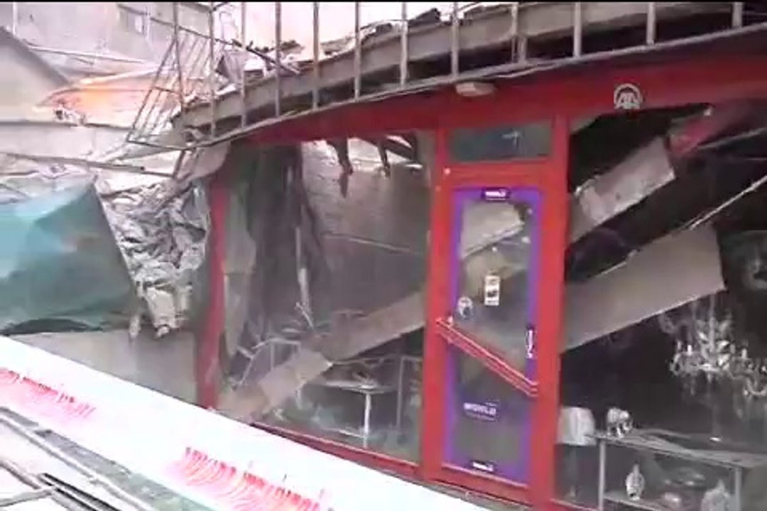 Göçük anı kaydedildi