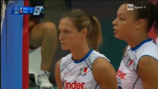 Pallavolo Femminile Campionato Europeo 2013 Girone B Italia - Svizzera
