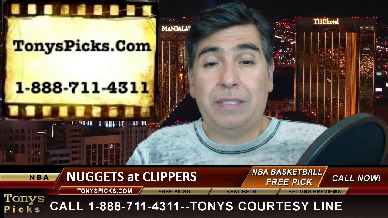 LA Clippers vs. Denver Nuggets Pick Prediction NBA Pro Basketball Odds Preview 4-15-2014