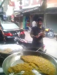 Sheikh Rasheed Having Lunch At A Poor Hotel with His Area People