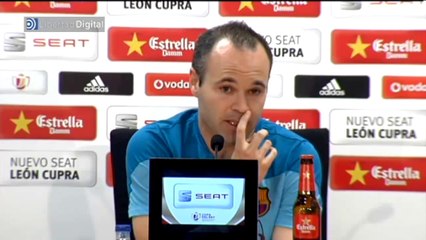 Iniesta: "Cuando no salen las cosas te jodes, lloras, sufres y te levantas"