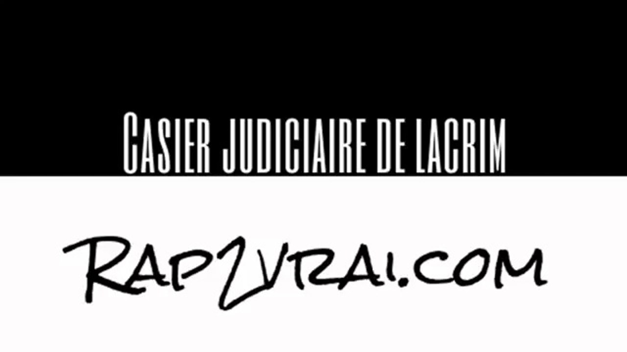 Fichier STIC du rappeur Lacrim