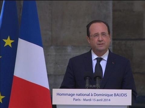 Hommage de Hollande à Baudis: Je me souviens de ce journal de TF1 au Printemps 2003 - 15/04