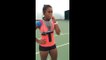 Tessah Andrianjafitrimo Tennis Fire Entrainement INSEP Paris Avril 2014
