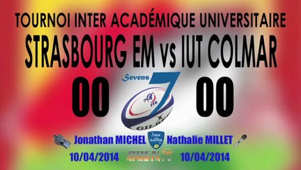 RUGBY à 7 STRASBOURG EM vs IUT COLMAR