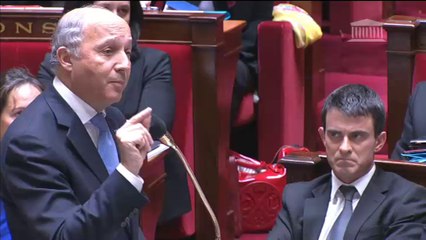 Ukraine : Laurent Fabius répond à une question d'actualité à l'Assemblée nationale (15/04/2014)