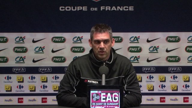 CDF 1/2: La conférence de presse de Jocelyn Gourvennec avant Guingamp-Monaco