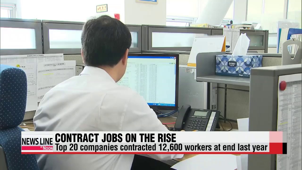 Contract jobs at top 20 conglomerates increases