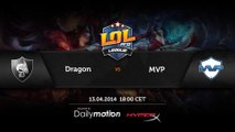 Highlights | Dragon -vs- MVP - LPL Season 1 ENG