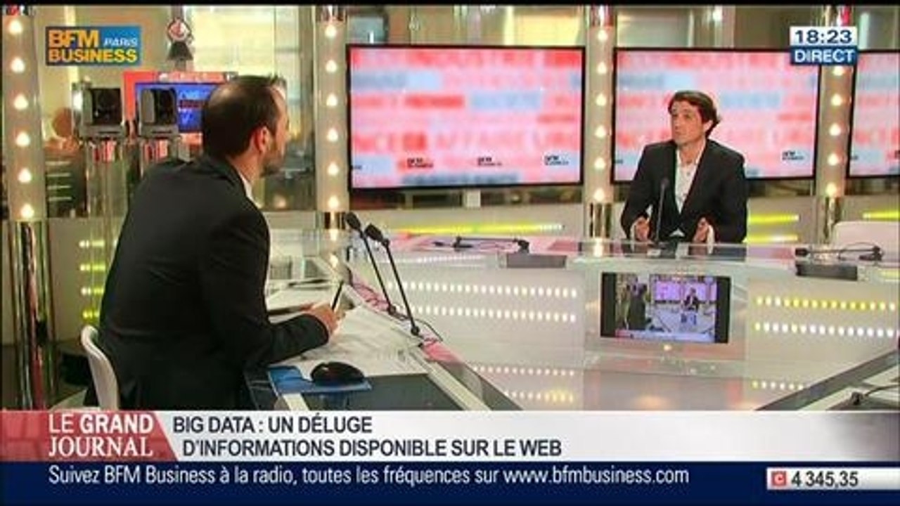 Bruno Teboul, directeur scientifique chez Keyrus groupe, dans Le Grand Journal - 15/04 2/4