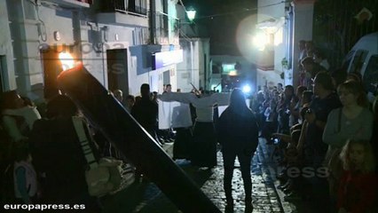 Procesión de los 'empalaos' por Jerez de los Caballeros