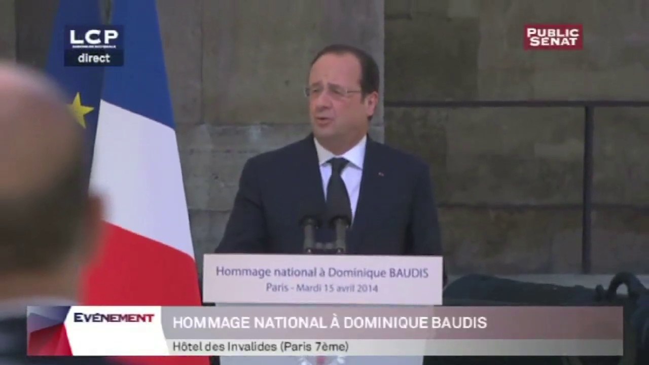 Hollande rend hommage à Dominique Baudis "l'homme libre"
