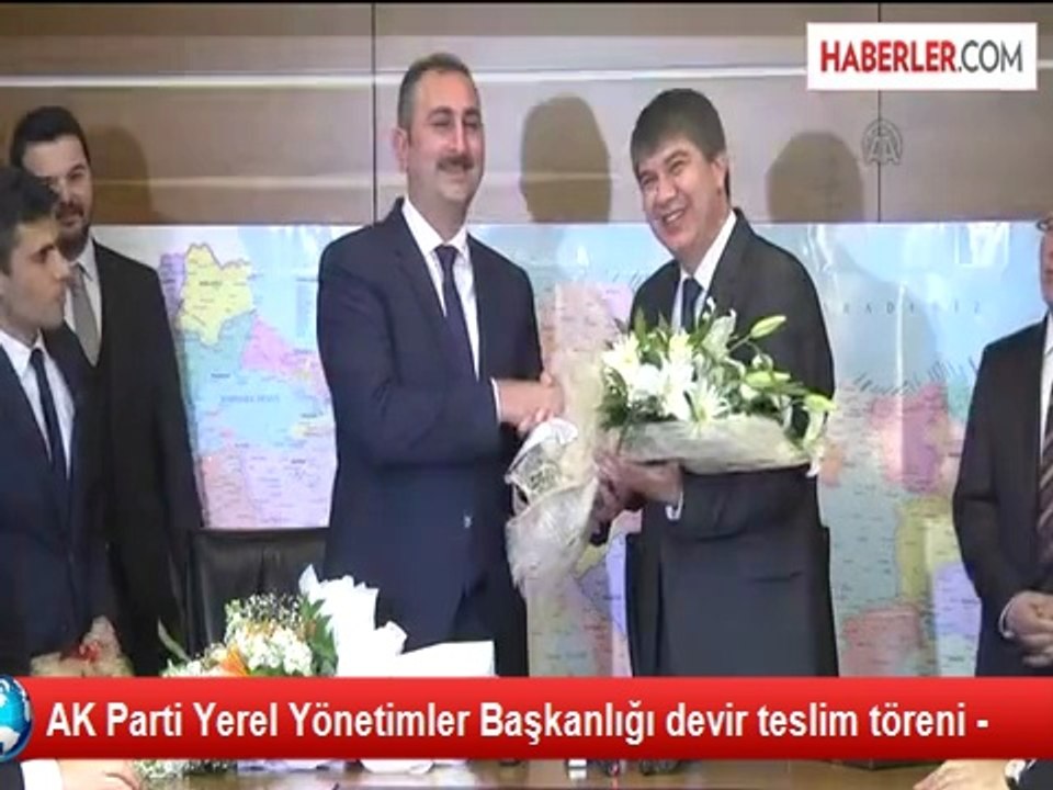 AK Parti Yerel Yönetimler Başkanlığı devir teslim töreni -