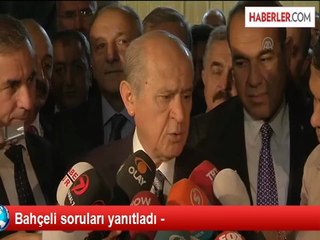 Bahçeli soruları yanıtladı -