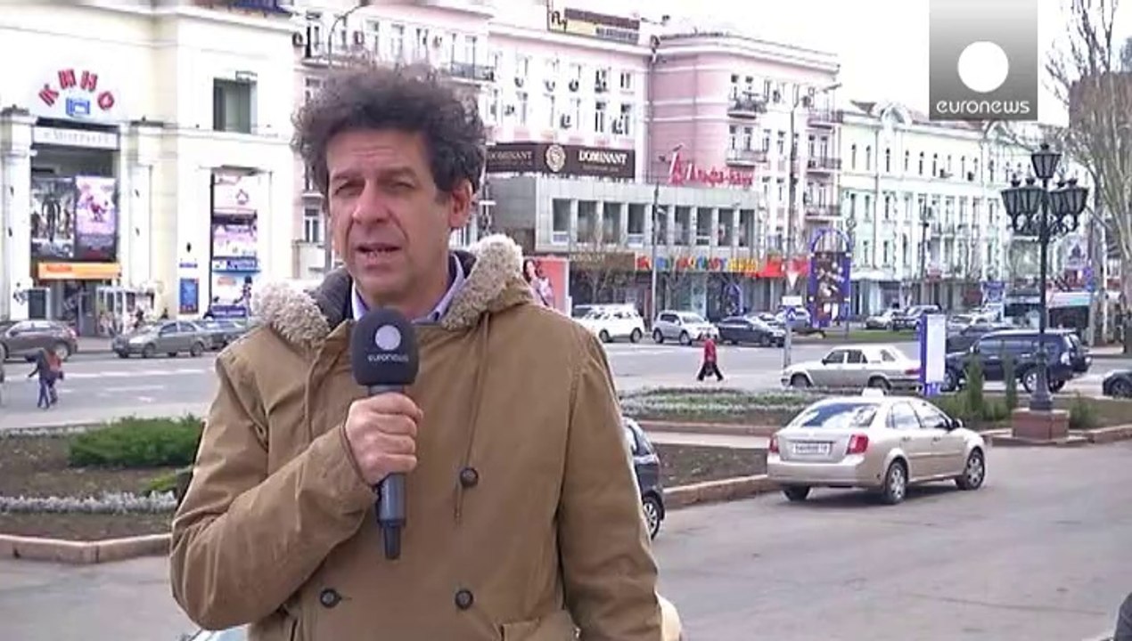 Donetsk'te halkın çoğunluğu Rusya'ya bağlanmaya sıcak bakmıyor