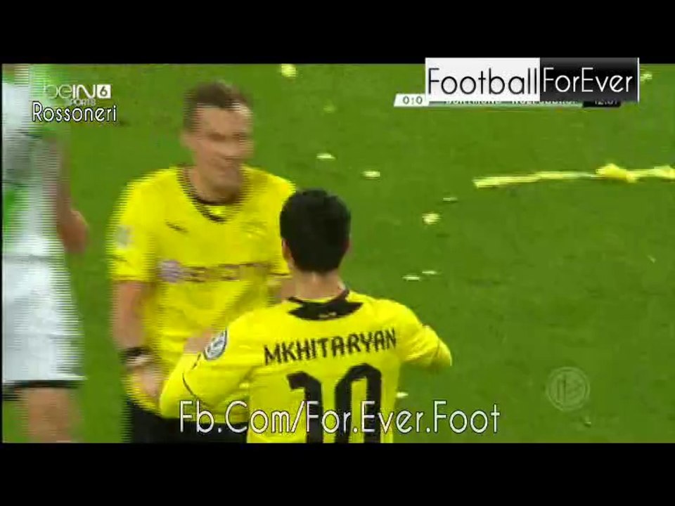 Mkhitaryan Goal -- Dortmund Vs Wolfsburg 1-0