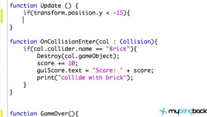 Unity 3D Tutorial 1.14 - Game Over Example