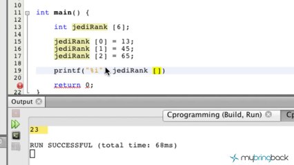 Learn C Programming Tutorial 1.23 Intro to Arrays