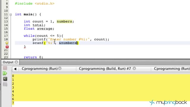 Learn C Programming Tutorial 1.20 While Loops