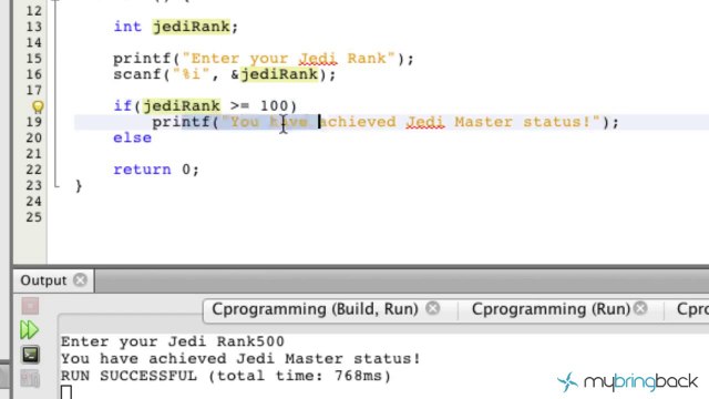 Learn C Programming Tutorial 1.16 If Else Statement