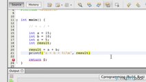 Learn C Programming Tutorial 1.11 Math Operators