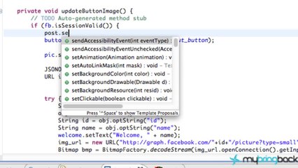 Facebook SDK for Android 9 - Make a Simple Wall Post