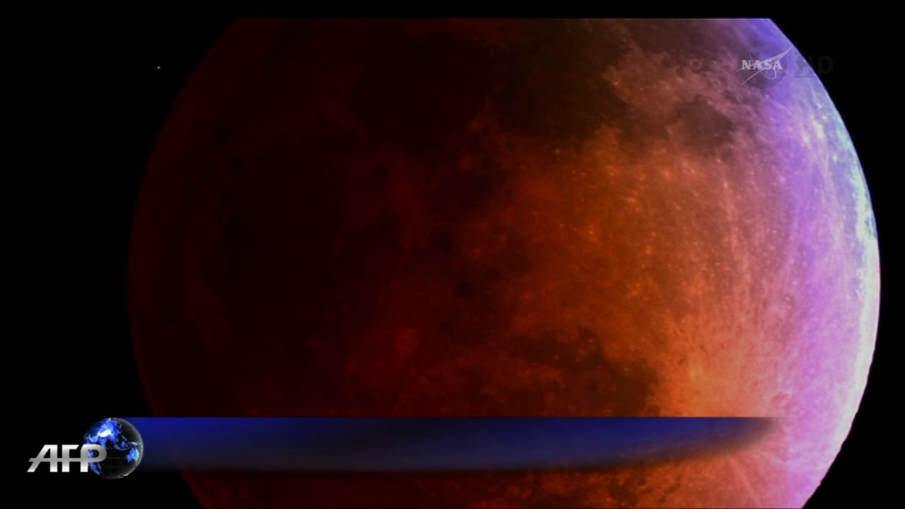 Imágenes del eclipse lunar total