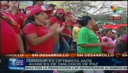 Venezolanos celebran primer año de gobierno de Maduro