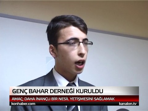 BAHAR GENÇLİK DERNEĞİ KURULDU